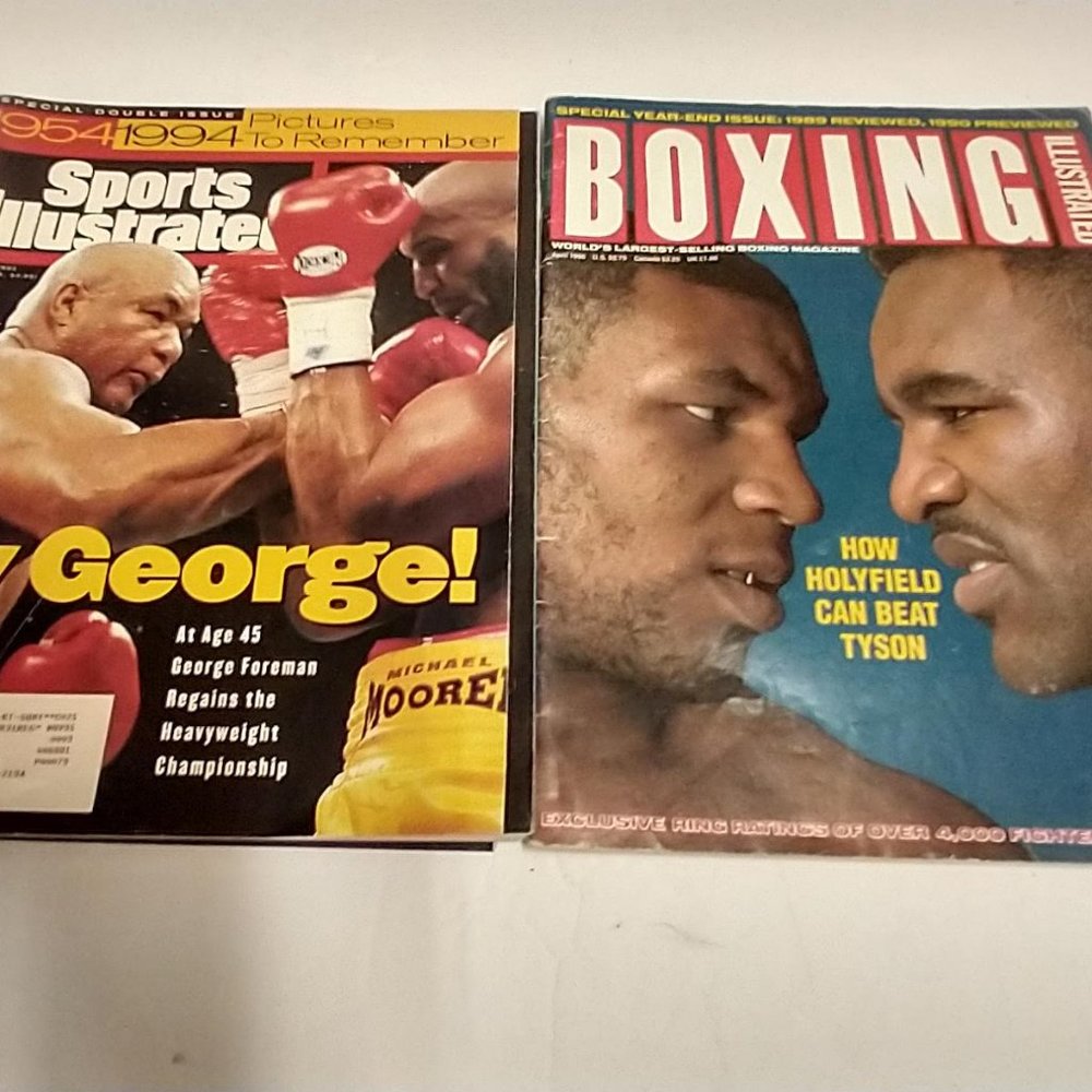 Boxing Illustrated & Sports Illustrated VINTAGE!!! Holyfield & Tyson - magazines